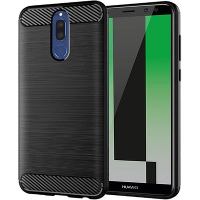 Techsuit Carbon Silicone puzdro pre Huawei Mate 10 Lite – čierne
