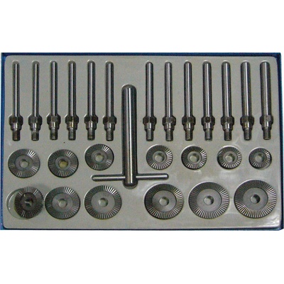 BGS Technic BGS 1970 Ventilové frézy průměr 30 ÷ 60 mm, 45° a 90° Sada 27 dílů