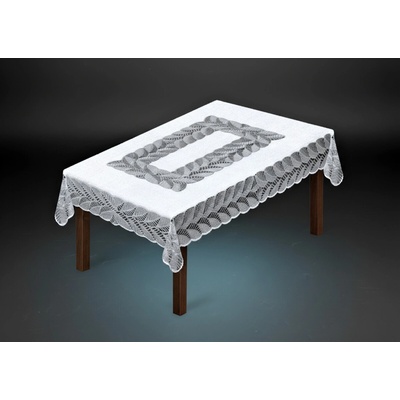 MyBestHome Žakárový ubrus Isolda šedá 180x130 cm