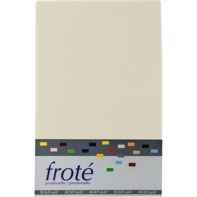 Scanquilt plachta froté smotanová 90x200