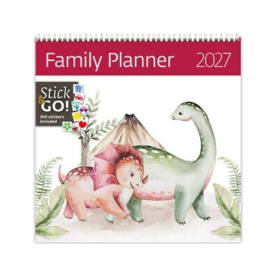 Family Planner nástěnný 2027