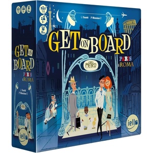 IELLO Настолна игра Get on Board: Paris & Roma - семейна (BGBG0004542N)