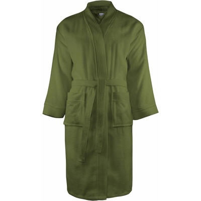 The One Towelling klasický župan T1-B Olive Green – Zboží Dáma