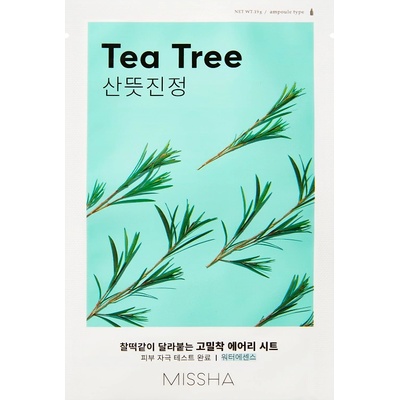 Missha Airy Fit Sheet Mask Tea Tree Маска за лице дамски 19gr