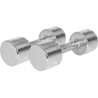Gorilla Sports Pochrómované jednoručné činky 2 x 6 kg
