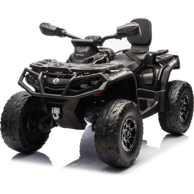 Mamido Detská elektrická štvorkolka Can-Am Outlander ATV čierna