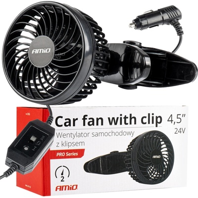 Lampa Italy Ventilátor do auta 12V LAMPA CHROME FAN 8", kovový s klipsovým úchytem | Zboží Auto
