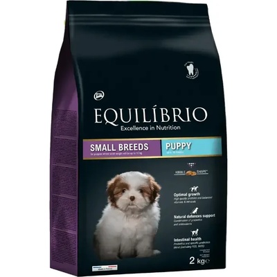 Equilibrio Puppy Small Breeds храна за подрастващи кученца от дребни и мини породи 2kg