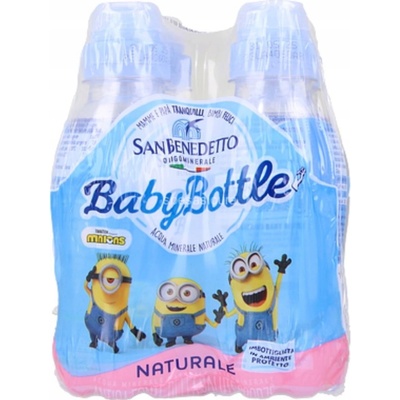 San Benedetto Minions neperlivá voda pro děti 4 x 250 ml