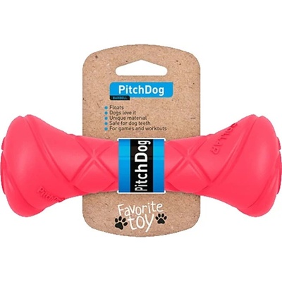 PitchDog guma činka růžová 18 cm