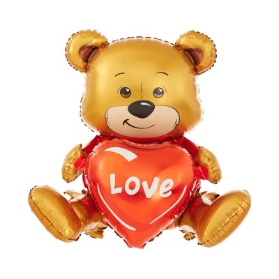 Albi Balónek fóliový DIY Medvídek se srdcem Love
