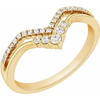 Eppi Vykrojený prsten s lab-grown diamanty Themba R42967