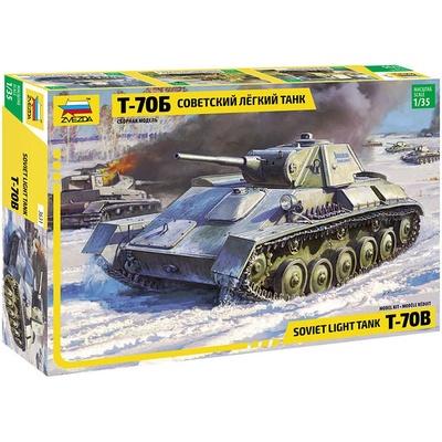 Zvezda slepovací model Soviet Light Tank T-:35