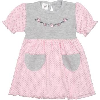 Kojenecké šatičky s krátkým rukávem New Baby Summer dress