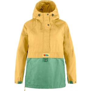 Fjällräven Дамско ежедневно яке Fjällräven Women's Vardag Anorak Casual jacket - Mais Yellow / Aloe Green - размер XL (103-1221-0816)