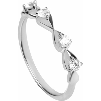 Silver Cat strieborný prsteň so zirkónmi Beauty SC323