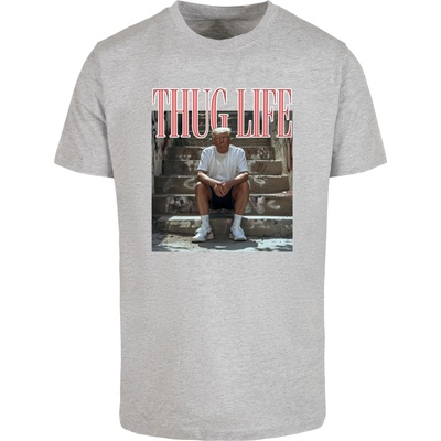 Urban Classics Тениска TLTS220M ThugLife Trump T-Shirt heather grey XXLUB-TLTS220M-00431 - Тъмносив, размер XXL