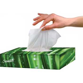 Sanitex кърпи за лице 2пл. 100бр