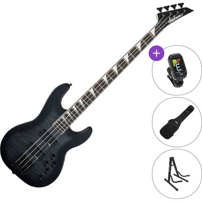 Jackson JS3Q Concert Bass AH SET Transparent Black Sunburst Електрическа бас китара