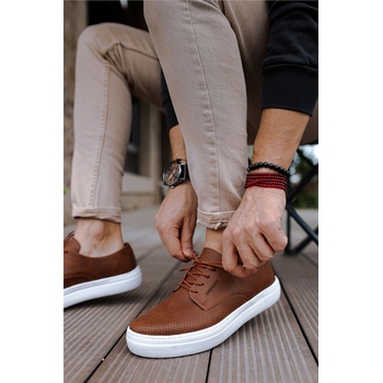 Chekich Унисекс обувки с връзки CH061 - Таба #359564 (359564_Кафяво)