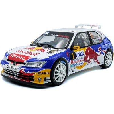 Solido Peugeot 306 Maxi 1 Loeb/Elena Rallye du Var 2017 1:18