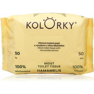 Kolorky Moist Toilet Tissue Hamamelis vlhčený 50 ks