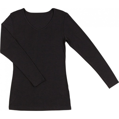 Joha Дамско мериносово термобельо Joha Women's Blouse L/S 85/15 Merino base layer - Black - размер XXL (115-1440-0116)