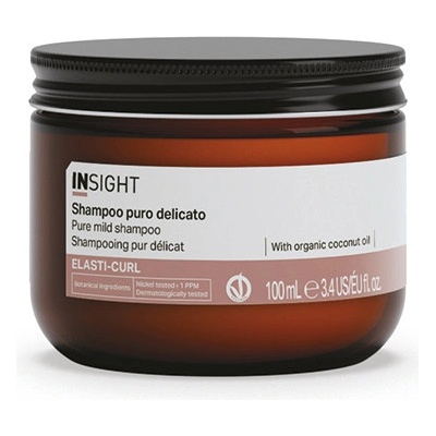 Insight ElastiCurl Pure Mild Shampoo čisticí balzám pro vlnité a kudrnaté vlasy 100 g