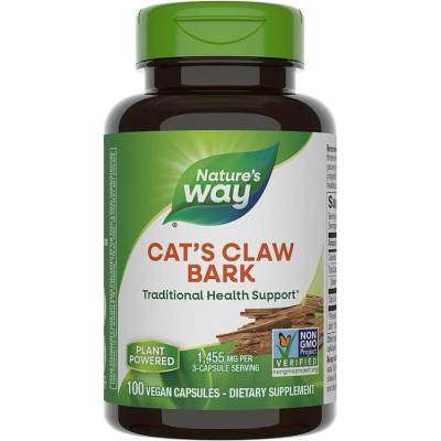 Nature's Way Cat's Claw Bark, 485 mg, 100 капсули, Nature's Way (11450)