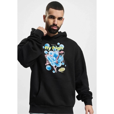 Mister Tee Psychadellic Heavy Oversize Hoody black XXLUB-MT2426-00007 - Бял, размер 4XL