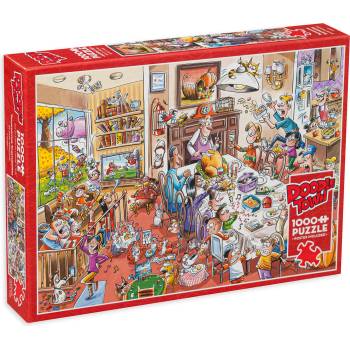 Cobble Hill Пъзел Cobble Hill от 1000 части - DoodleTown: Заедно за Денят на Благодарността (44501)