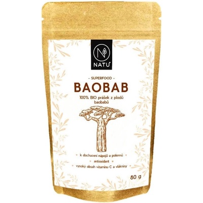 Natu Baobab BIO prášek 80 g