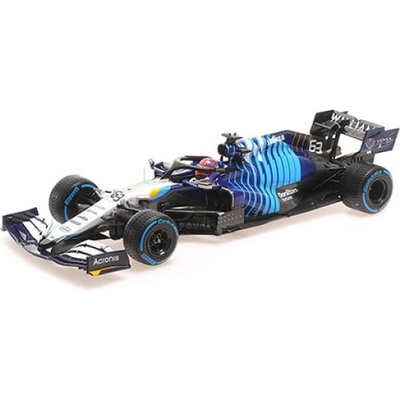MINICHAMPS УИЛЯМС РЕЙСИНГ МЕРЦЕДЕС fw43b - ДЖОРДЖ РЪСЕЛ - 2-РО МЯСТО БЕЛГИЙСКО ГП 2021