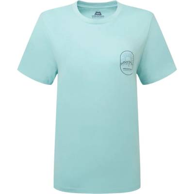 Mountain Equipment Дамска тениска Mountain Equipment Women's Alpenglow Tee T-shirt - Aqua - размер 42 (EU) (916-5944-0215)