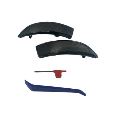 Диодни мигачи за странични огледала за Ford Fiesta (2008-2018), B-Max (2012+) - опушени с бягащ мигач