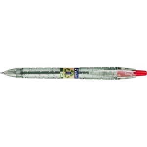 Pilot Пилотен химикал с/клик B2P Ecoball среден червен (PUJ621604)