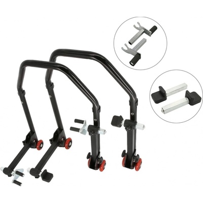 Sefis D20 sklopný moto stojan predný a zadný set - 2v1 / packy