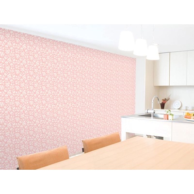 DIMEX ART Луксозна флизелинова тапета розов флорален мотив