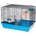 INTER-ZOO Pet Products Клетка за гризачи JERRY II с тунел 58 x 38 x 43 cm СИНЯ