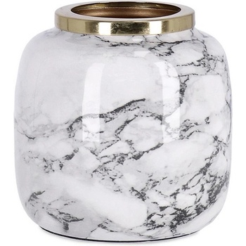 Bizzotto ДЕКОРАТИВНА ВАЗА marsha 13x13 БЯЛА (0185280)