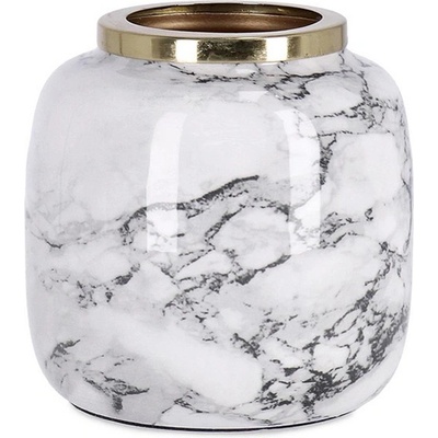 Bizzotto ДЕКОРАТИВНА ВАЗА marsha 13x13 БЯЛА (0185280)