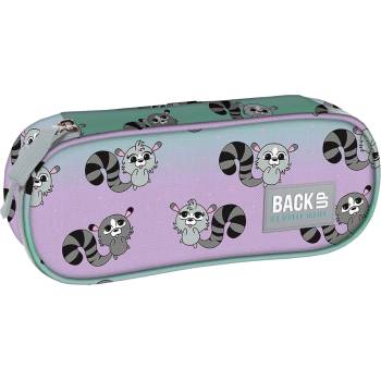 Image 1 of BackUP Овален ученически несесер BackUp A - Raccoons (92734)