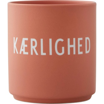 Design Letters Чаша халба Favourite DA Kærlighed прасковена (10101002PEAKAERLI)