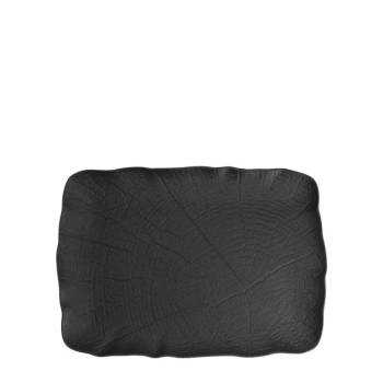 Image 1 of Horecano - Порцеланово плато правоъгълно 24x17см WILLOW BLACK-(HC-56881) (0156881)