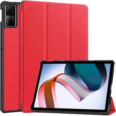 Vsetkonamobil 63774 LEATHER Zaklápací kryt pre Xiaomi Redmi Pad SE červený