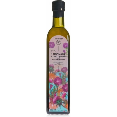 Wellbear ostropestrový olej 0,5 l