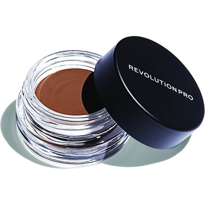 Makeup Revolution London Brow Pomade With Double Ended Brush očné linky Dark Brown 2,5 g