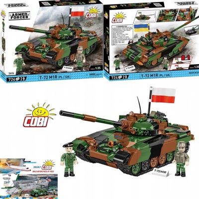 COBI 2624 Armed Forces 1:35 Tank T-72 M1R (PL/UA) – Zbozi.Blesk.cz