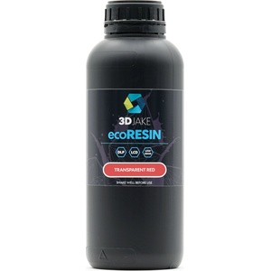 3DJAKE ecoResin Transparent Red - 1.000 г (RES-ECO-TRD-1000)
