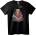 NOONEBRAND Тениска с череп на пънк рокер - 2XL, Black